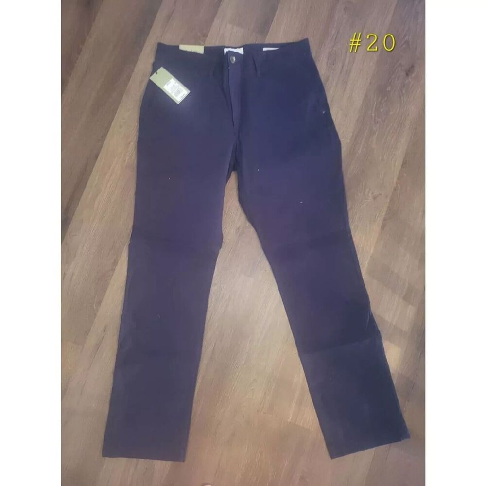 Goodfellow & Co Hennepin straight chino mens nwt 32x34 Navy